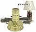 Brass Canning Jar Adapter Kit...Turn a Jar Into a Lamp