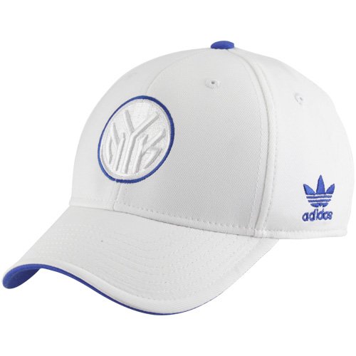 NBA Women's New York Knicks White Structured Flex - Ty13Z, Large/X-Large