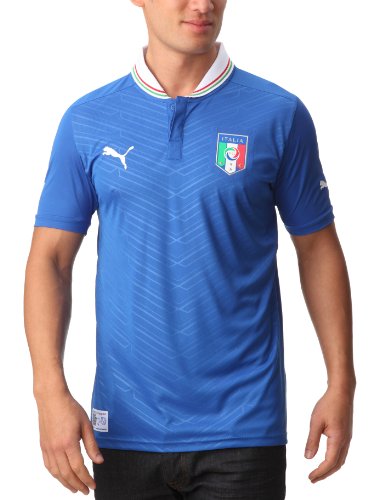 PUMA Kinder Fu&szlig;balltrikot Italia Home  Replica, team power blue, 164, 740360 01 Preisvergleich