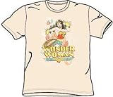 DC Comics Wonder Woman STRENGTH Adult Cream Color T-shirt Tee Shirt