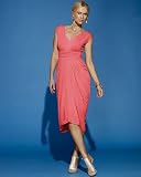 Spiegel Deeply Ruched Empire Waist Dress