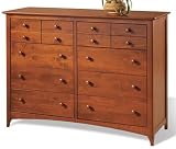American Journal High Small Dresser w/ Metal Knobs Cottage White
