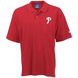 Reebok Philadelphia Phillies Red Classic Polo