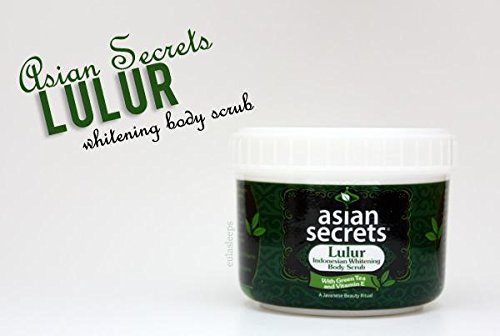 Asian Secrets Lulur Whitening Body Scrub Green Tea and Vitamin E