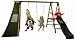 Plum Products Macaque Wooden Multiplay Swing and Slide Set