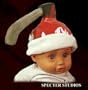 zzdisc - Bloody Baby Bonnet Halloween Infant Costume - Hatchet (DSP16)