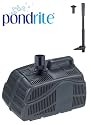PONDRITE - 1000 litres/h Garden Pond Pump - Water Feature / Fountain / Waterfall