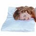 Betty Dain Satin Pillow Case Zippered Blue