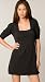 Ella Moss Charcoal Square Neck Tunic