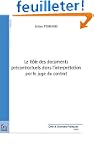 Le r�le des documents pr�contractuels...
