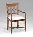 492529 Jonathan Charles Figure Arm Chair