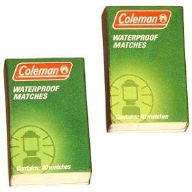 Coleman Waterproof Matches, 4 Pack from Emergency Lighting