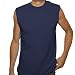 Men's Dri-Release Workout / Exercise Shirt by Sport Science - Sleeveless Cut Off - Navy - X-Large