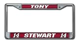 NASCAR Tony Stewart #14 Laser Chrome Frame