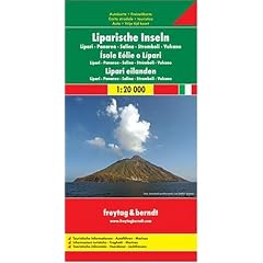 Liparische Inseln-Lipari-Panarea-Salina-Stromboli-Vulcano-Italien S�d. Autokarte. 1 : 20 000 /  1 : 600 000.