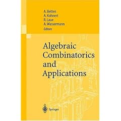 Algebraic Combinatorics and Applications. Proceedings of the Euroconference, Algebraic Combinatorics and Applications (ALCOMA), held in G��weinstein, ... Gossweinstein, Germany, September 12-19, 1999