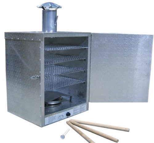 FMA Omcan Food Machinery (SH001) Insulated Aluminum Electric Smokehouse 20lb Smoker product image