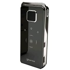 Aiptek Pocket Cinema V20 LED-Projektor (Kontrast 200:1, 15 ANSI Lumen, 640 x 480) schwarz