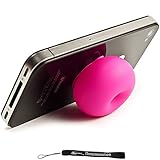 Pink Durable Silicone Absorbent Stand / Device and Cell Phone Removable Rub ....