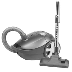 Bestron DS1800S Staubsauger mit Beutel 1800 Watt grau