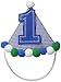Mud Pie Baby Boys' 1st Felt Birthday Party Hat