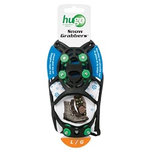 Hugo Mobility Snow Grabbers Snow and Ice Grippers for Shoes, Large