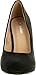 Bella Marie Womens Nine-1 Suede Almond Toe Classic Pumps Stiletto Party Dress Heel