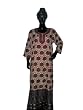 Newage India Crepe Print Caftan Boho Dress S-xl