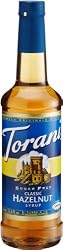 Torani Sugar-Free Syrup, Hazelnut, 25.4-Ounce Bottles (Pack of 3)