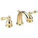 American Standard 7881.732.099 Hampton 8-Inch Widespread Lavatory Faucet with Metal Lever Handles, Polished Brass