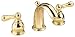 American Standard 7881.732.099 Hampton 8-Inch Widespread Lavatory Faucet with Metal Lever Handles, Polished Brass