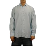 Mens Tommy Bahama light blue 'First Class' long sleeve dress shirt. 100% authentic Tommy Bahama button up top made with the finest material and classic tailored cutting. Great lounge shirt at a wholsale price!