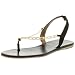 Cynthia Vincent Women's Tara Metal Chain Flat Thong