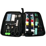 Professional Sewing Kit From Kerro Outlets, Includes 54 Quality Sewing Accessories, Excellent Option for a Beginners Sewing Kit and At 8 Inches By 5 Inches, It Works Great As a Handy Travel Sewing Kit
