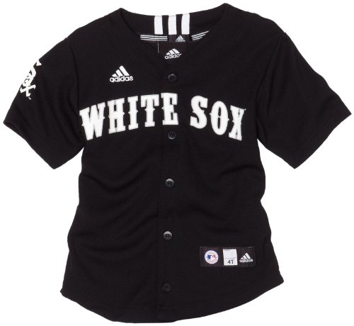MLB Infant/Toddler Boys' Chicago White Sox Screen Print Baseball Jersey, Black, Large (4T)