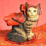 Brown Maine Coon Cat Ornament Tiny Devil Maine Figurine