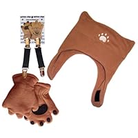 Children's Gloves, Mitten Clips, and Hat Set by BearHands