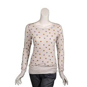 PUELLA Periwinkle Banded L S Top