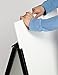 Displays2go A-Frame Sidewalk Sign for 22 x 28 Inches Poster Boards - Black/Steel (00810878021768)
