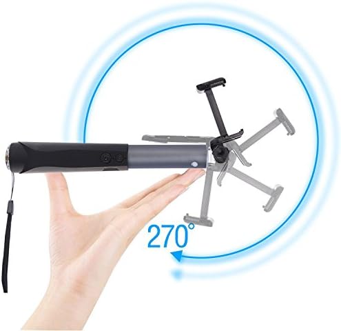 Wireless Extendable Selfie Stick Bluetooth 3.0 with Built-in Remote Shutter with Adjustable Phone Holder for Phone 6, iPhone 6 Plus, iPhone 5 5s 5c