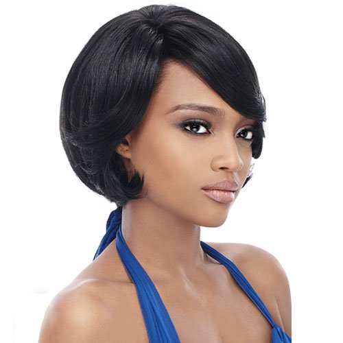 Synthetic Hair Half Wig Color 1