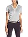 Callaway Women's Short Sleeve Fine Line Stripe Polo Shirt