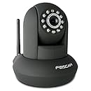 Foscam FI8910W Pan &amp; Tilt IP/Network Camera with Two-Way Audio and Night Vision (Black)
