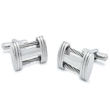 Stainless Steel Cable Cuff Links