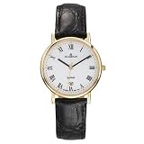 DUGENA CLASSIC Herrenuhr Quarzuhr mit Lederband  4460365