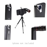 Buy 4 in 1 Lens for iPhone 4 - 8X Telephoto Lens, Fish Eye Lens, Wide Angle Micro Lens... by BrainyTrade