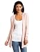 Three Dots Women's Long Sleeve Opened Hooded Cardigan, Pink Sand, Medium