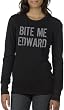 Bite Me Edward Sparkle Print Long Sleeve Thermal