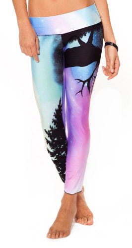 Northern Lights Yoga Hot Pant by Teeki (eco-friendly!)