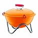 Bodum Fyrkat 13.4-Inch Portable Charcoal Grill, Orange